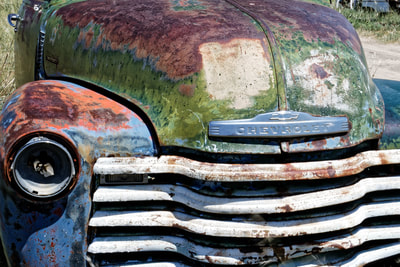 rusted truck